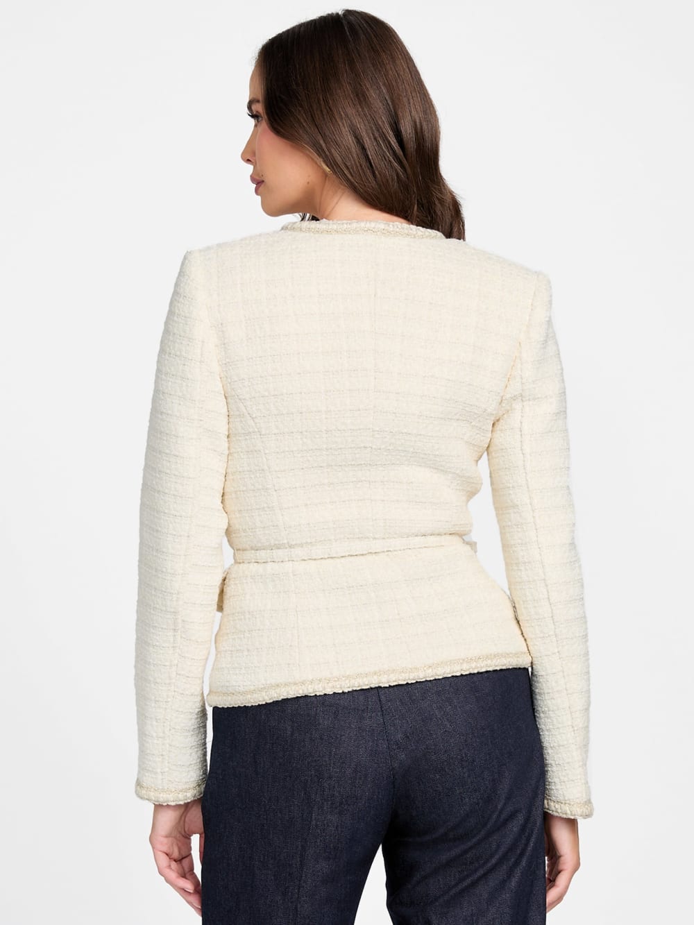 Eco Sue Belted Bouclé Blazer