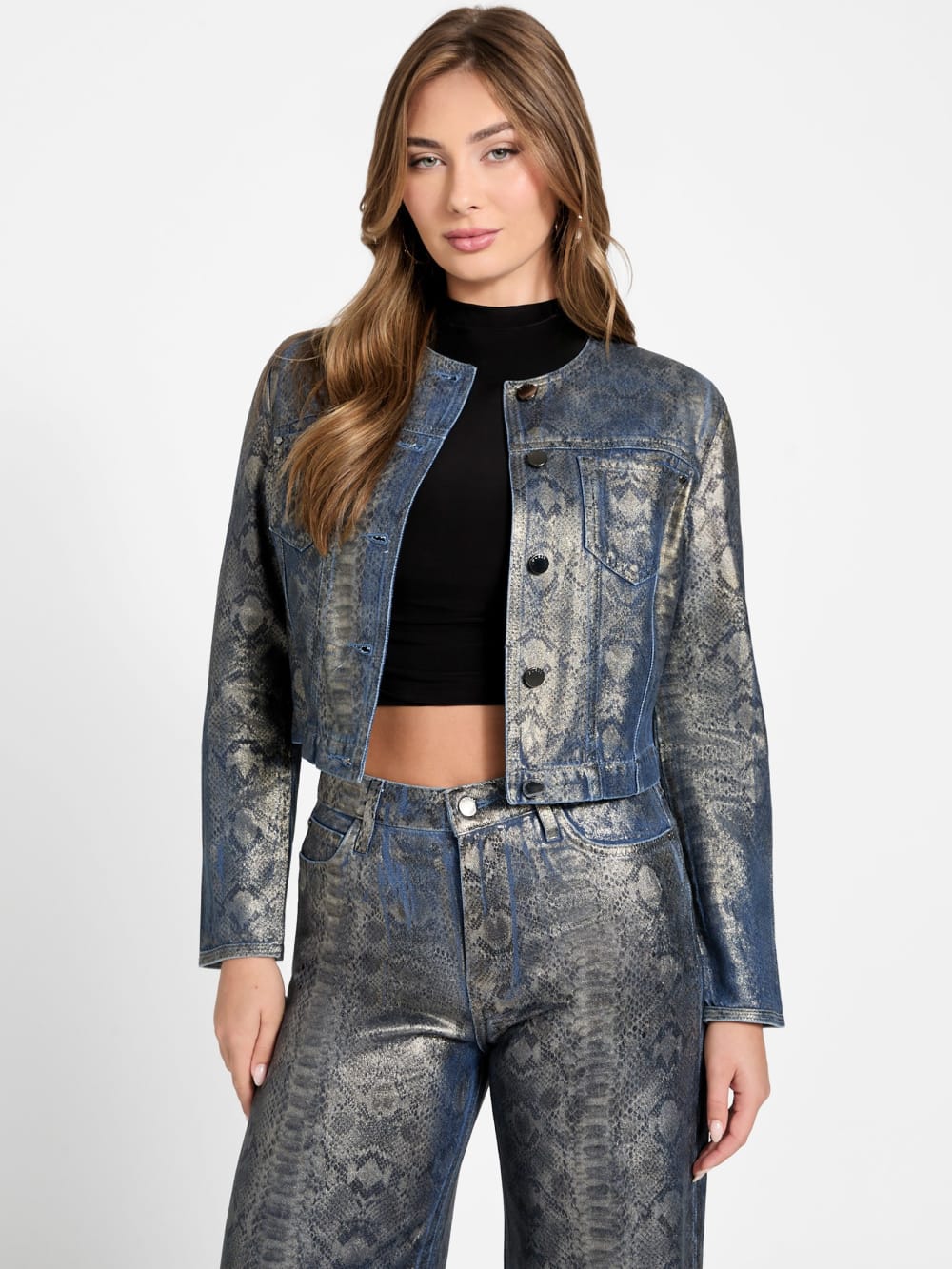 Tersa Snakeskin Jacket