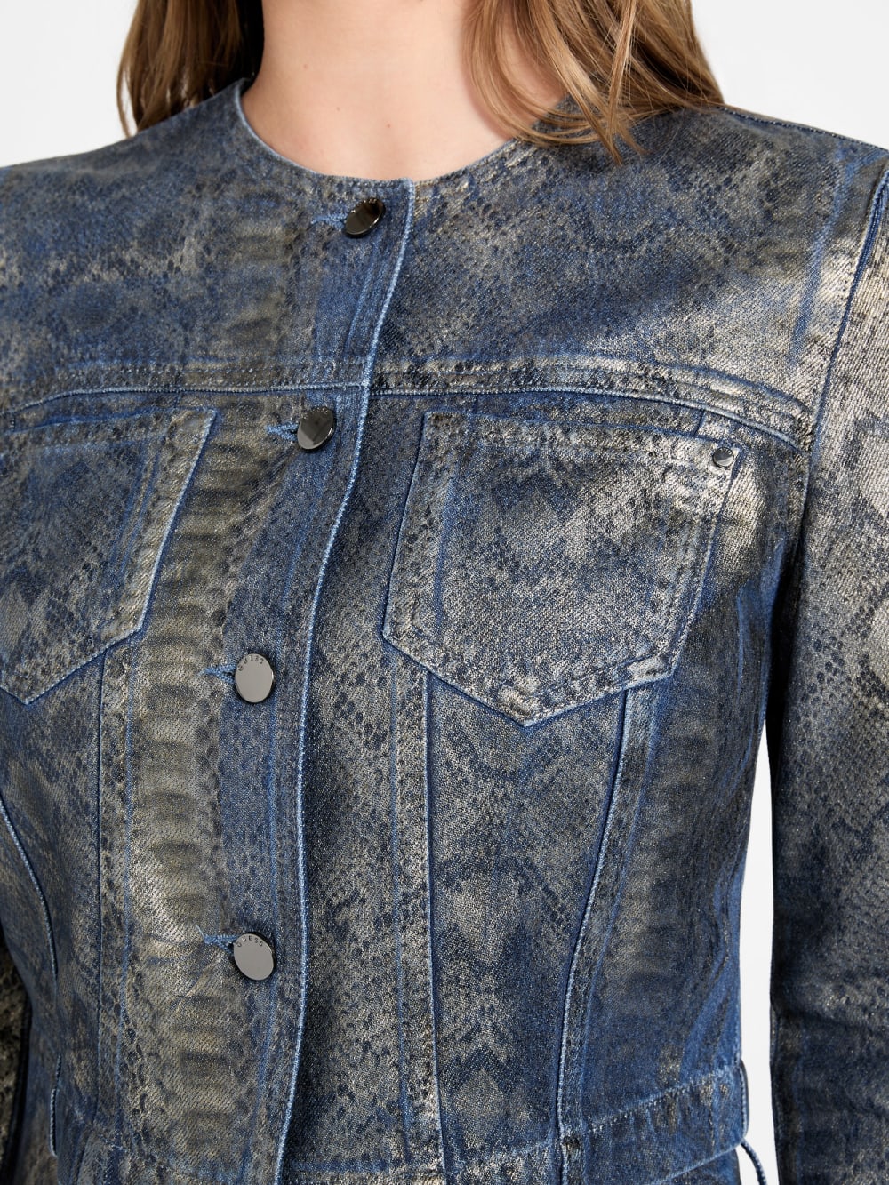Tersa Snakeskin Jacket