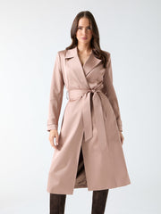Eleonor Satin Wrap Trench