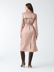 Eleonor Satin Wrap Trench