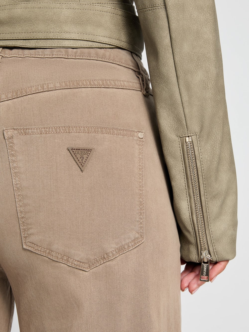 Concetta Washed Biker Jacket