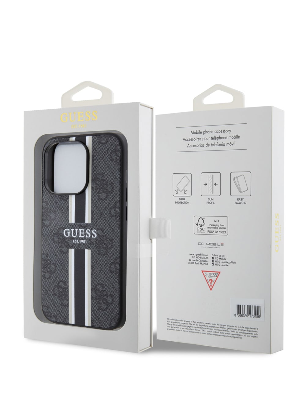 Quattro G Striped iPhone 15 Pro Case