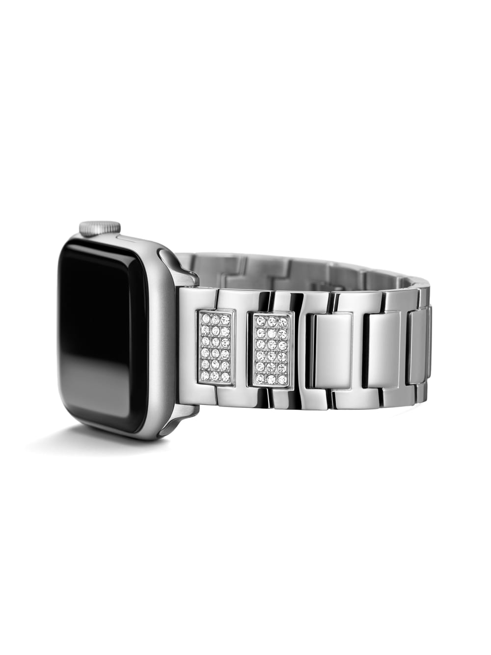 Silver-Tone Rhinestone 38-40 mm Band for Apple Watch®