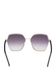 Geometric Metal Sunglasses