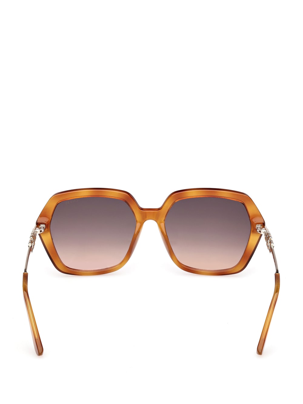 Square-Geometric Plastic Sunglasses