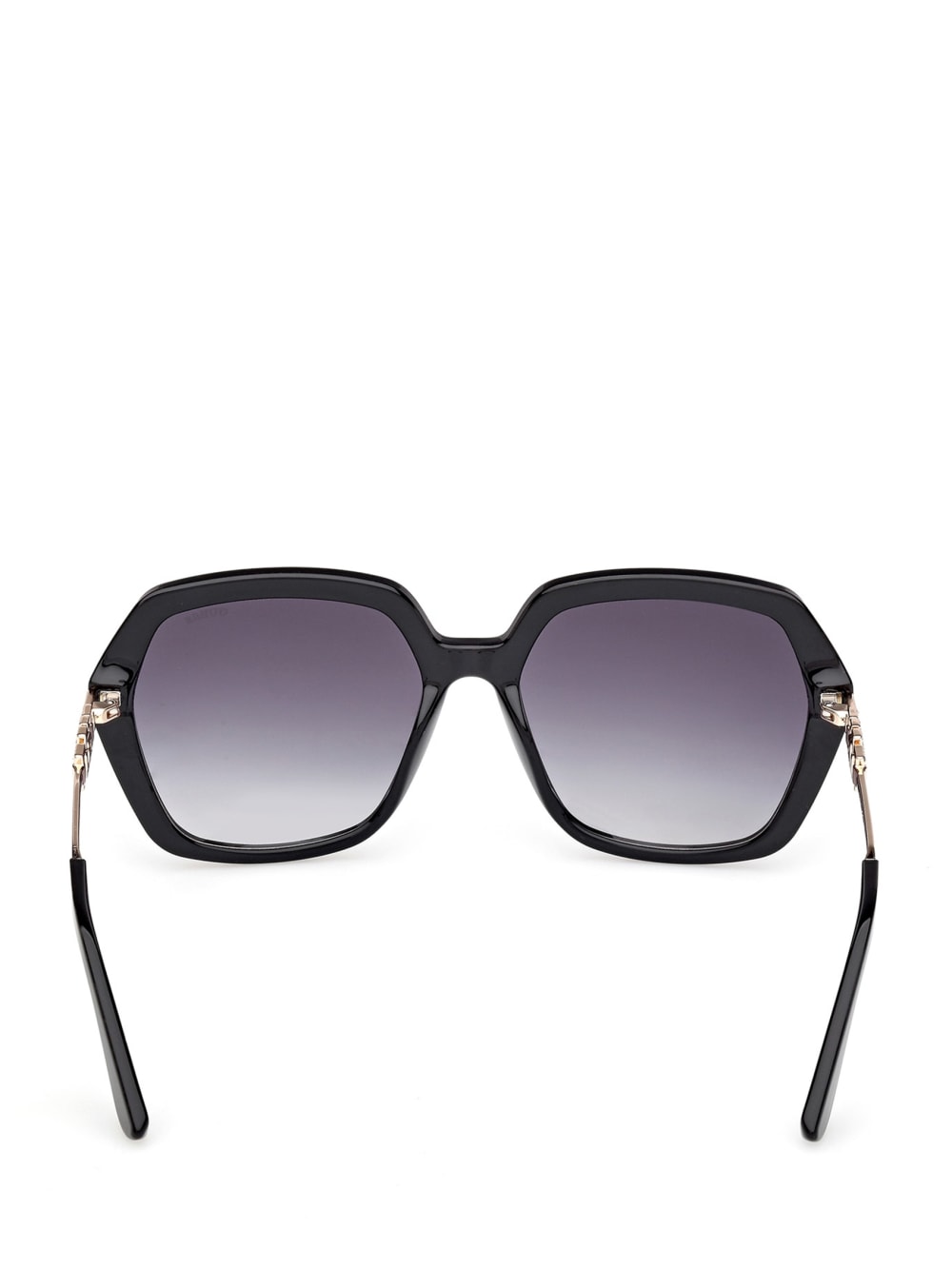Square-Geometric Plastic Sunglasses