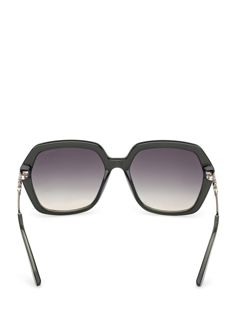 Square-Geometric Plastic Sunglasses