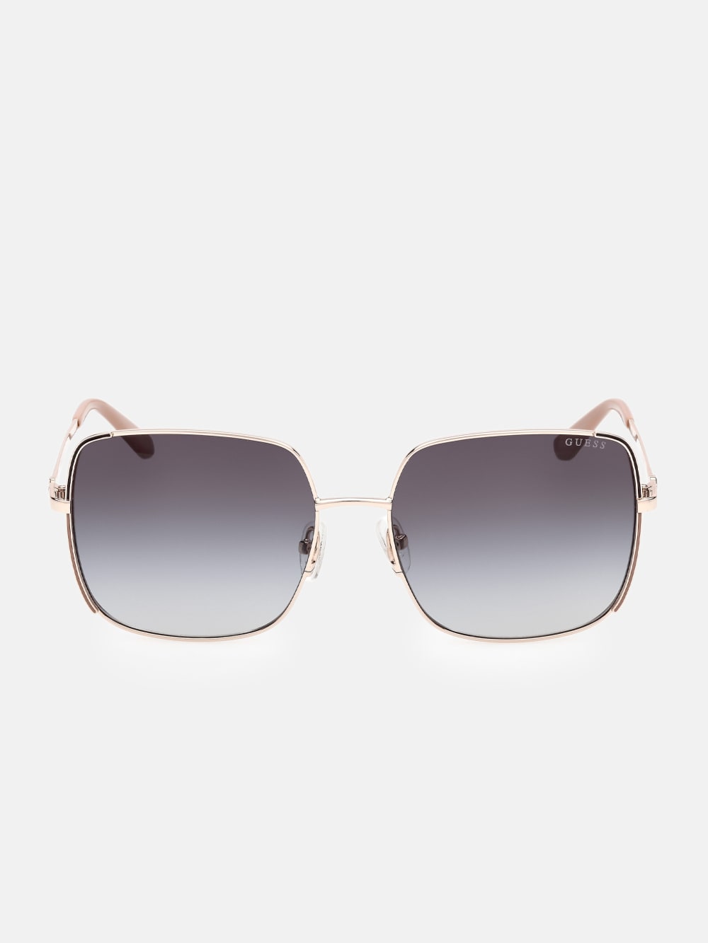 Oversized Square Metal Sunglasses