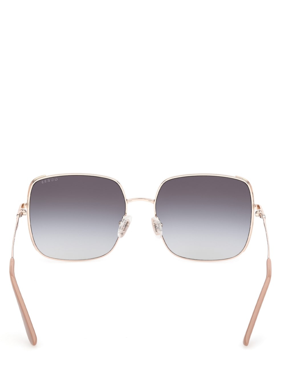 Oversized Square Metal Sunglasses