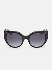 Adina Cat-Eye Plastic Textured Sunglasses