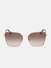 Geometric Butterfly Metal Sunglasses