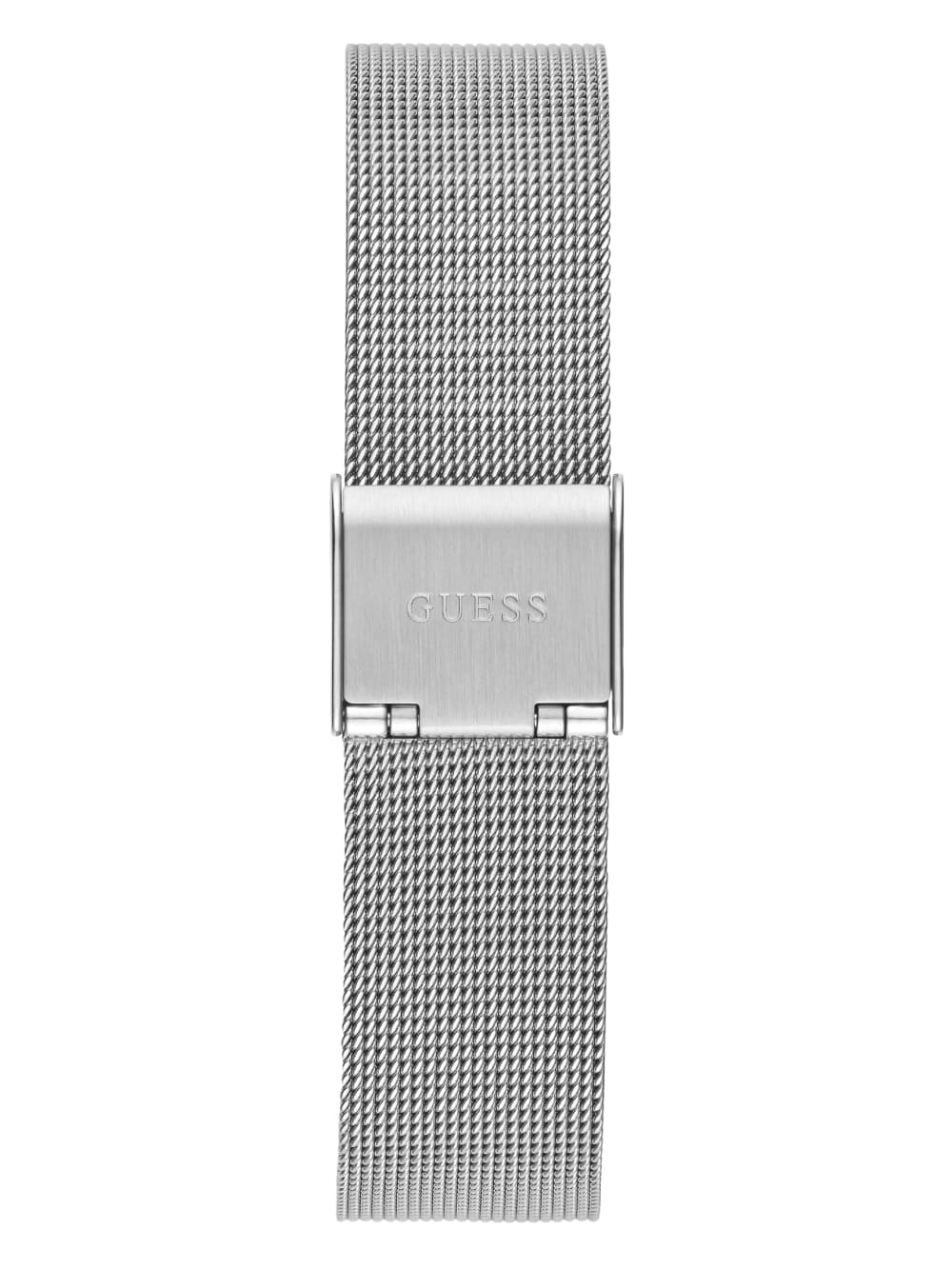 Silver-Tone Mesh Analog Watch