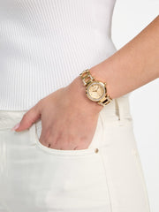 Gold-Tone Analog Watch