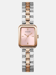 Two-Tone Rectangle Analog Watch
