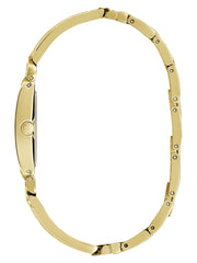 Gold-Tone Square Analog Watch