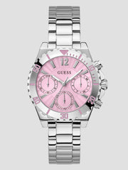 Silver-Tone Multifunction Watch