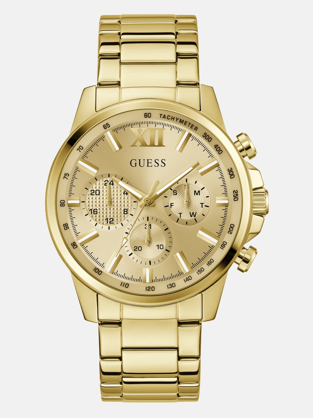 Gold-Tone Multifunction Watch