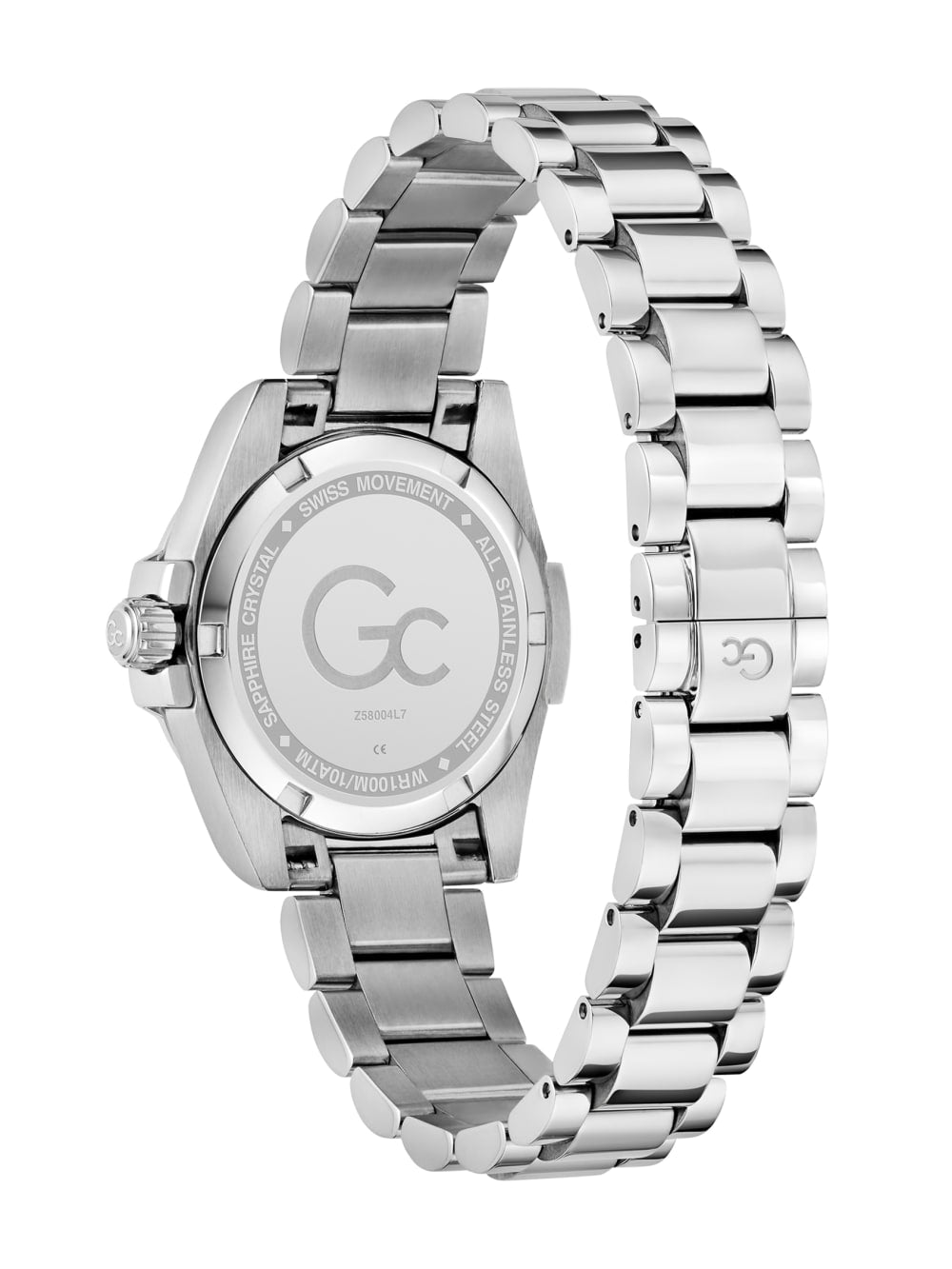 Gc Silver-Tone Analog Watch