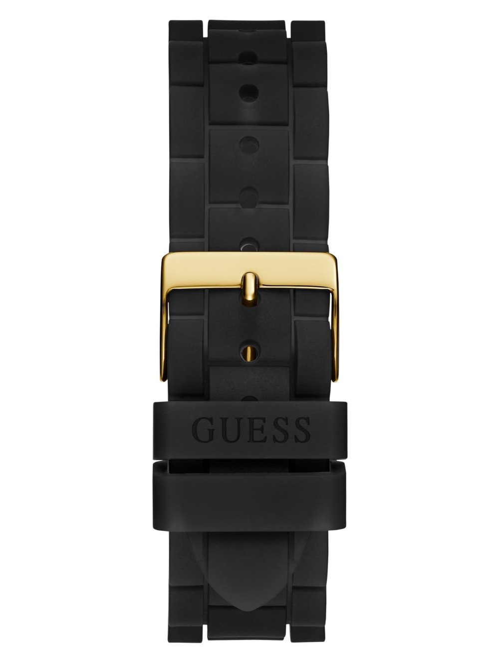 Gold-Tone and Clear Multifunction Watch