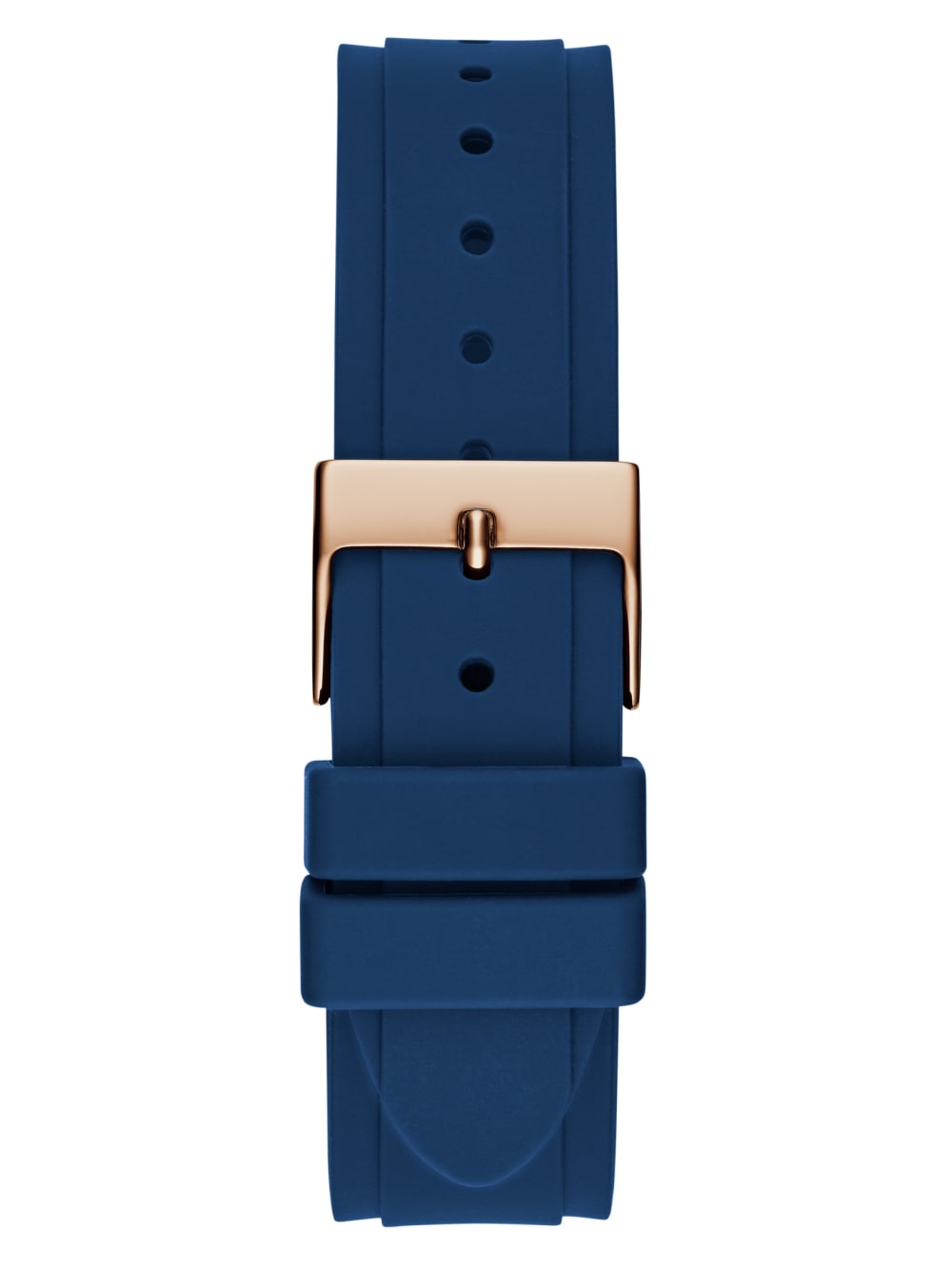 Rose Gold-Tone and Blue Multifunction Watch