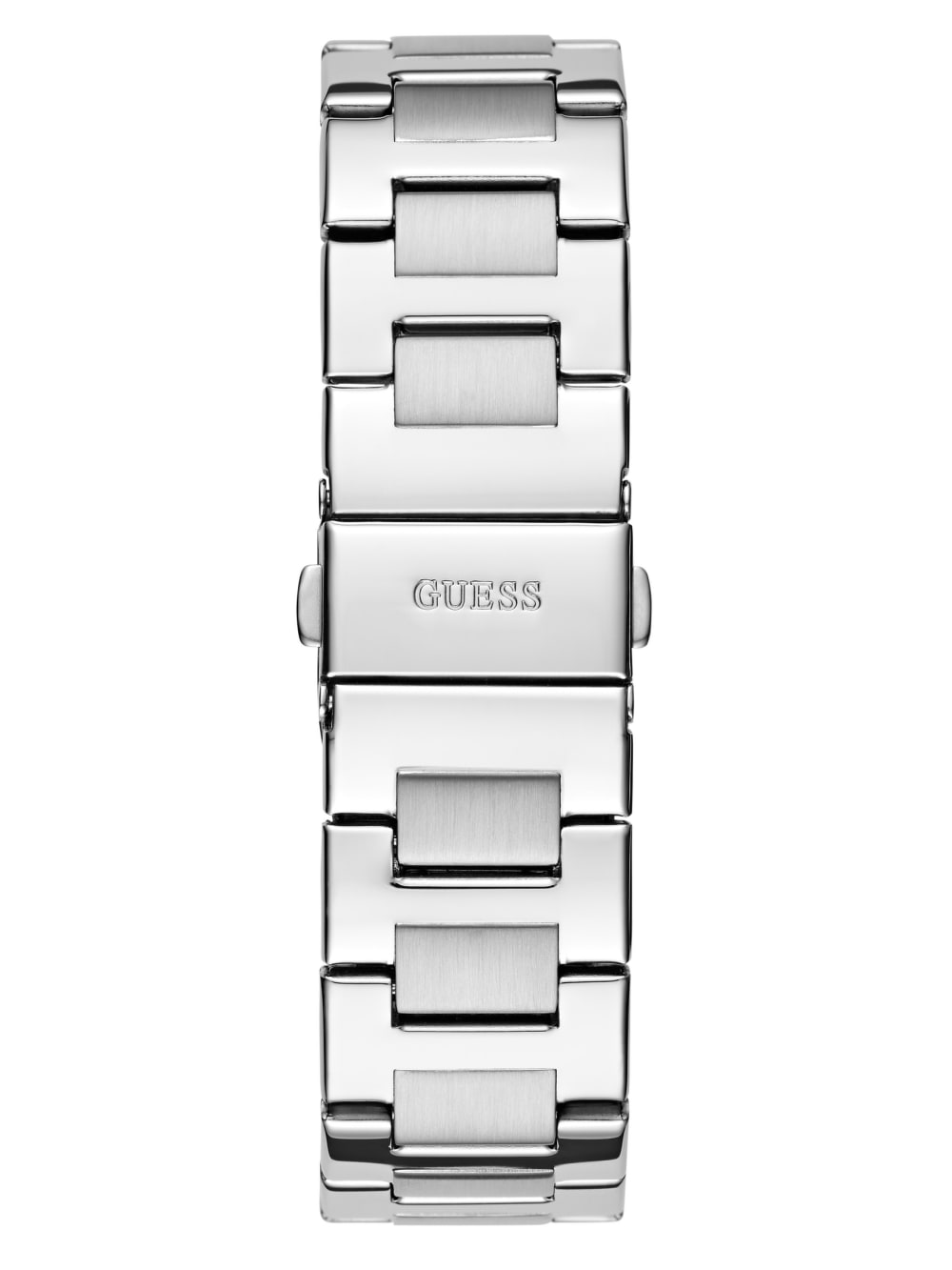 Silver-Tone and Denim Multifunction Watch
