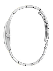 Multi-Tone and Black Square Analog Watch