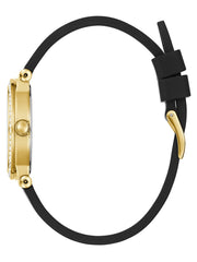 Gold-Tone Analog Silicon Watch