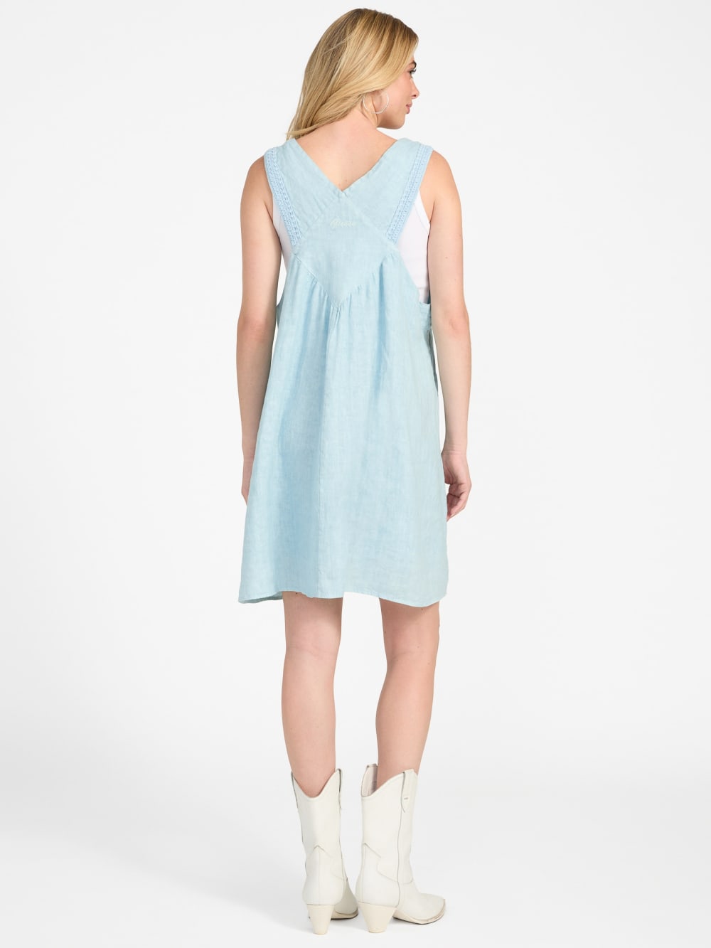 Gretel Overall Smock Mini Dress