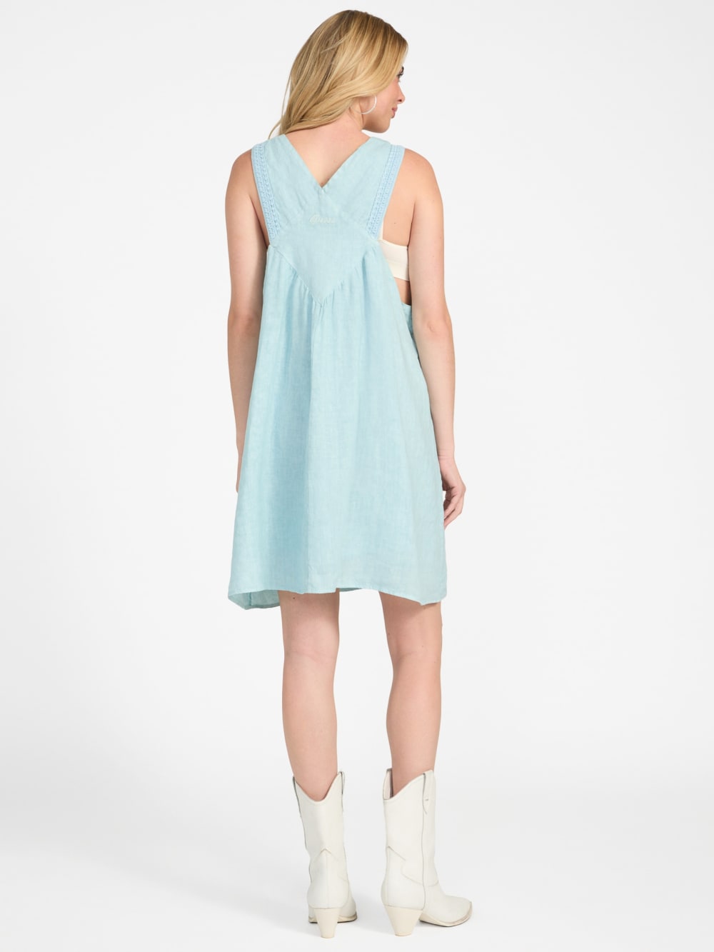 Gretel Overall Smock Mini Dress