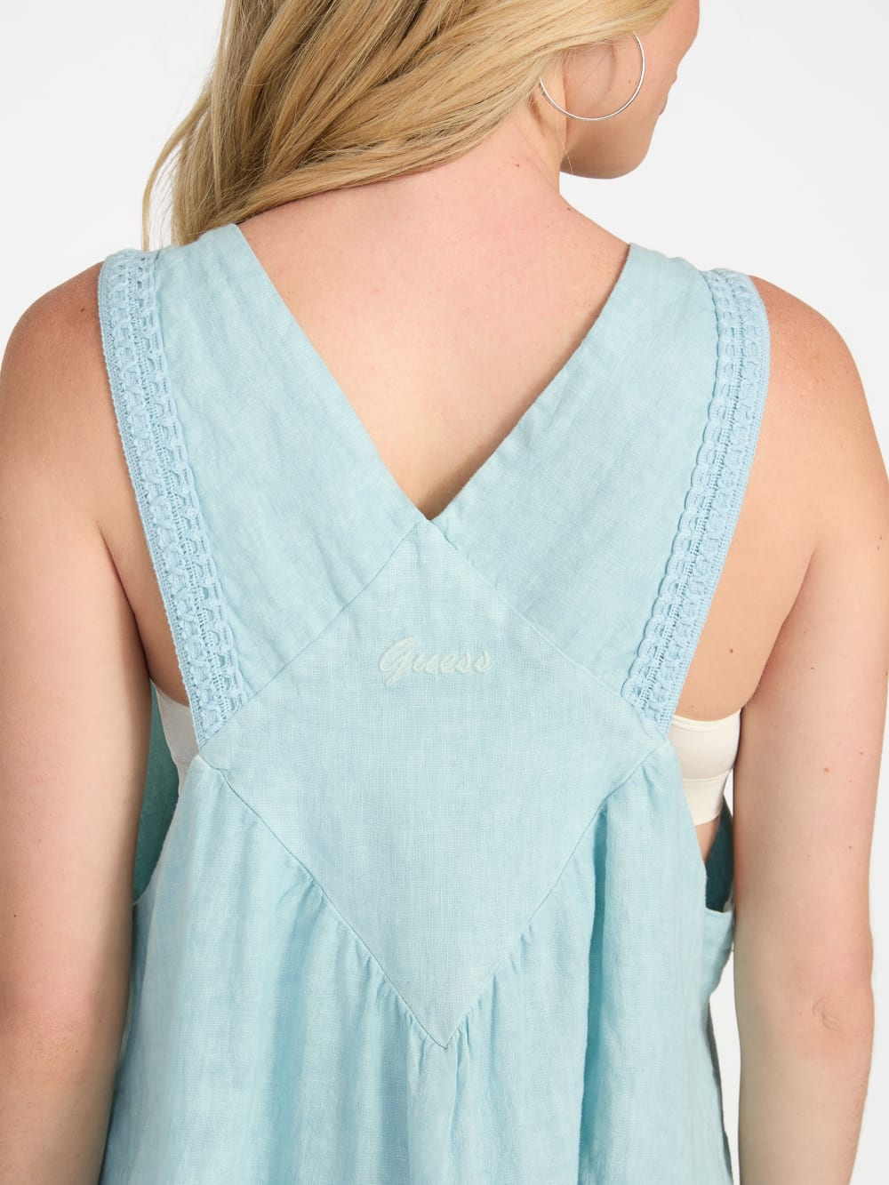 Gretel Overall Smock Mini Dress