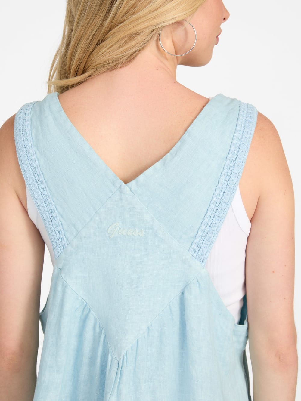 Gretel Overall Smock Mini Dress