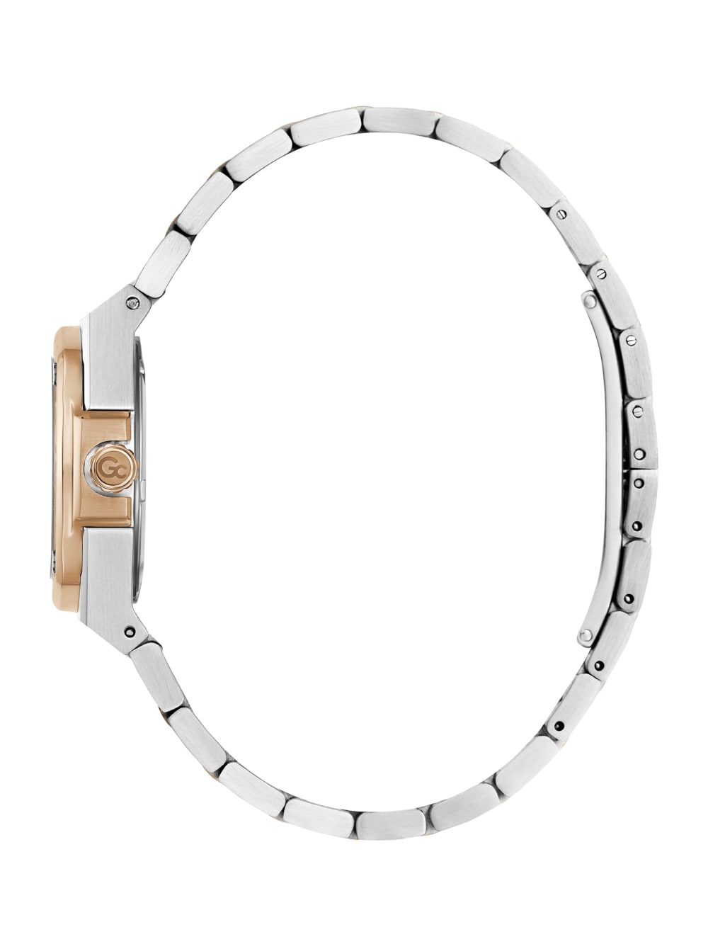 Gc Two-Tone and Blue Analog Watch