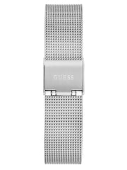 Silver-Tone Analog Logo Watch