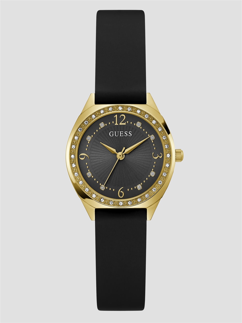 Gold-Tone and Black Analog Watch