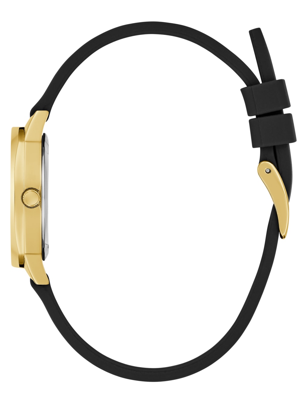 Gold-Tone and Black Analog Watch