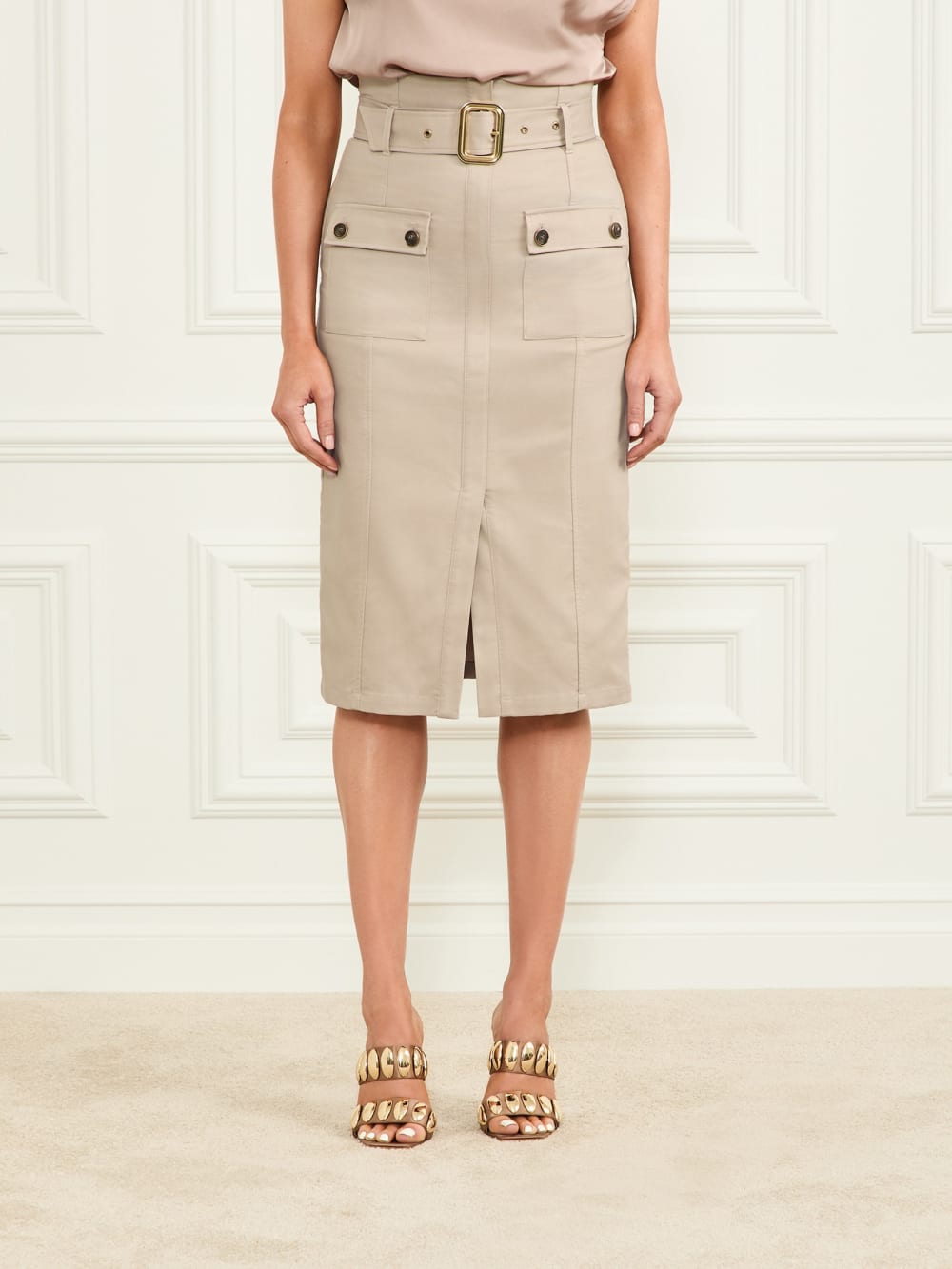Cindy Belted Cargo Skirt