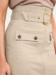 Cindy Belted Cargo Skirt