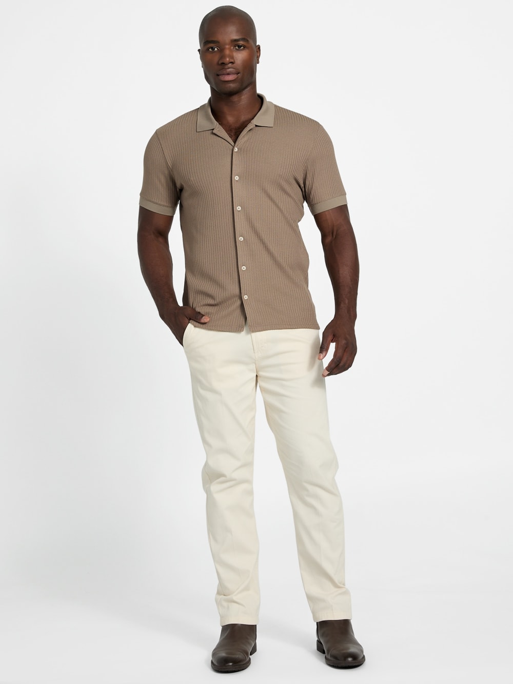 Pointelle Knit Shirt