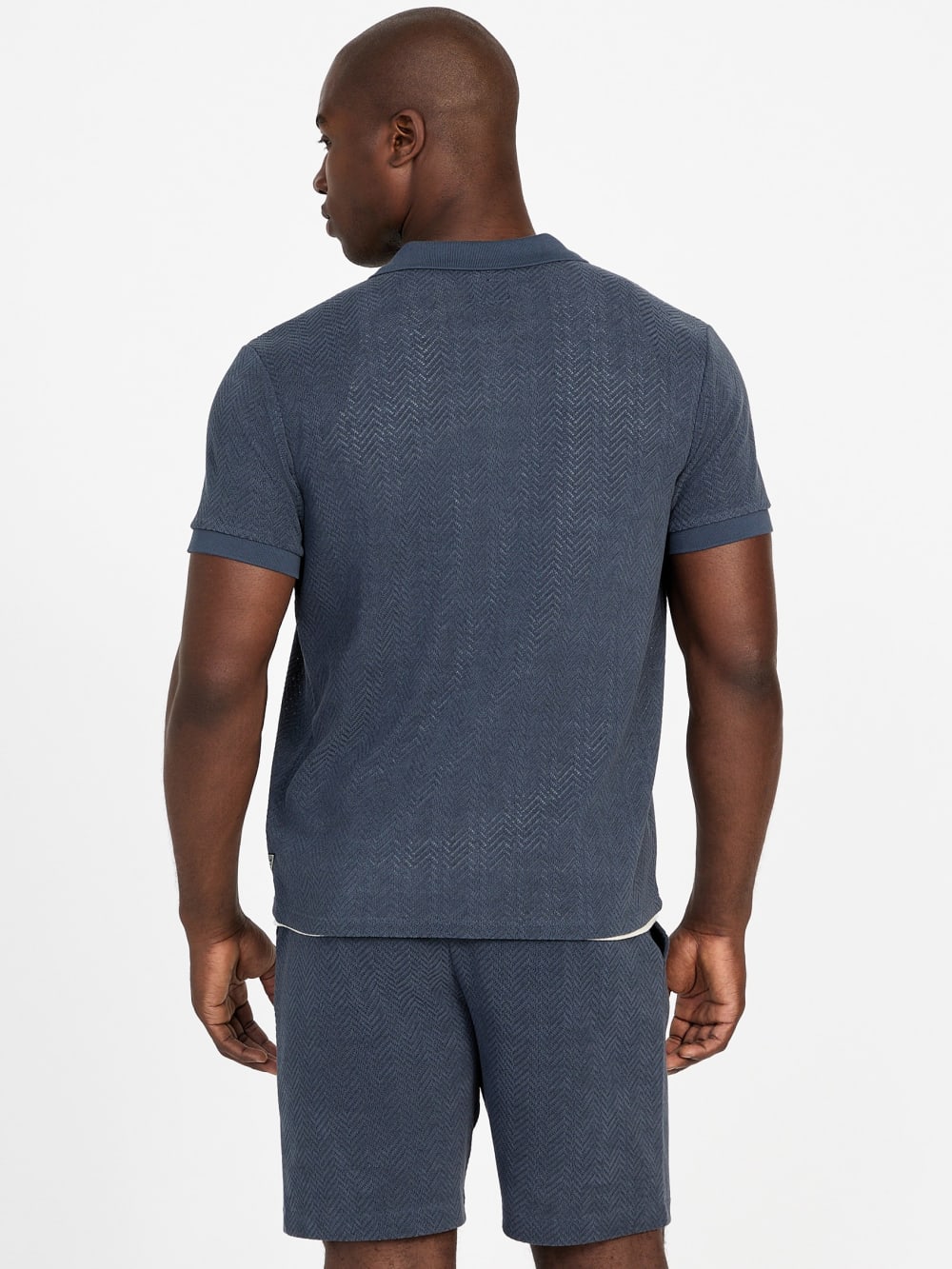 Eco Calvin Chevron-Knit Shirt