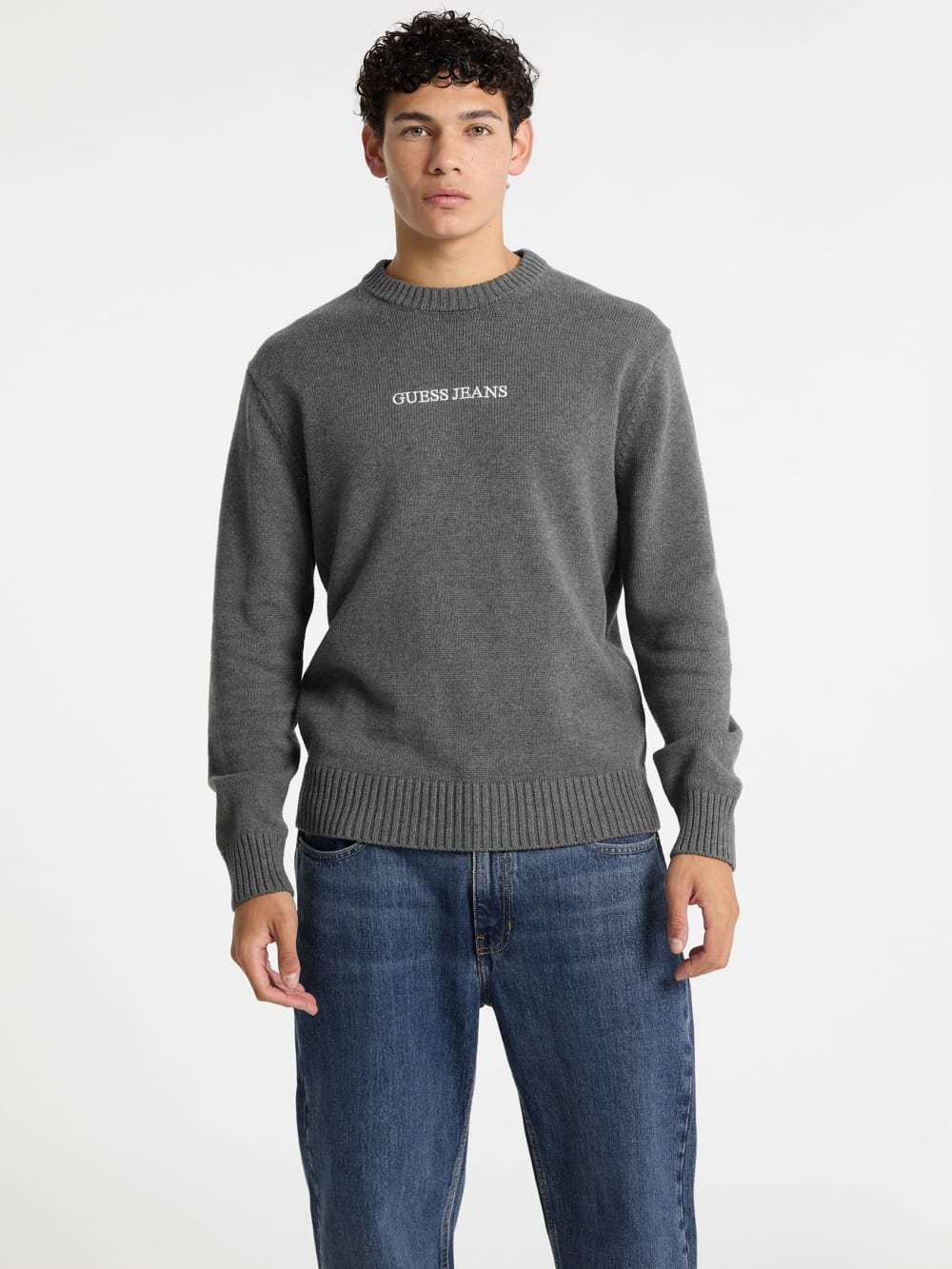 Embroidered Logo Sweater