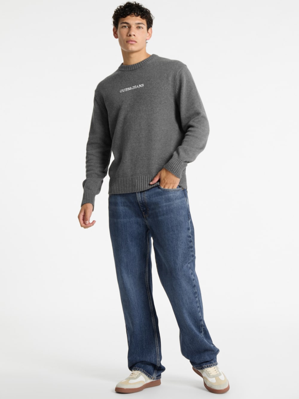 Embroidered Logo Sweater