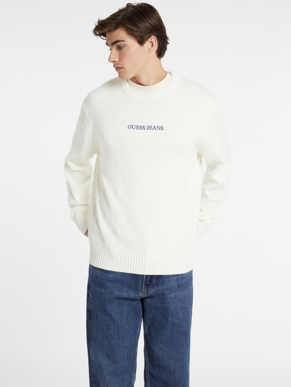Embroidered Logo Sweater