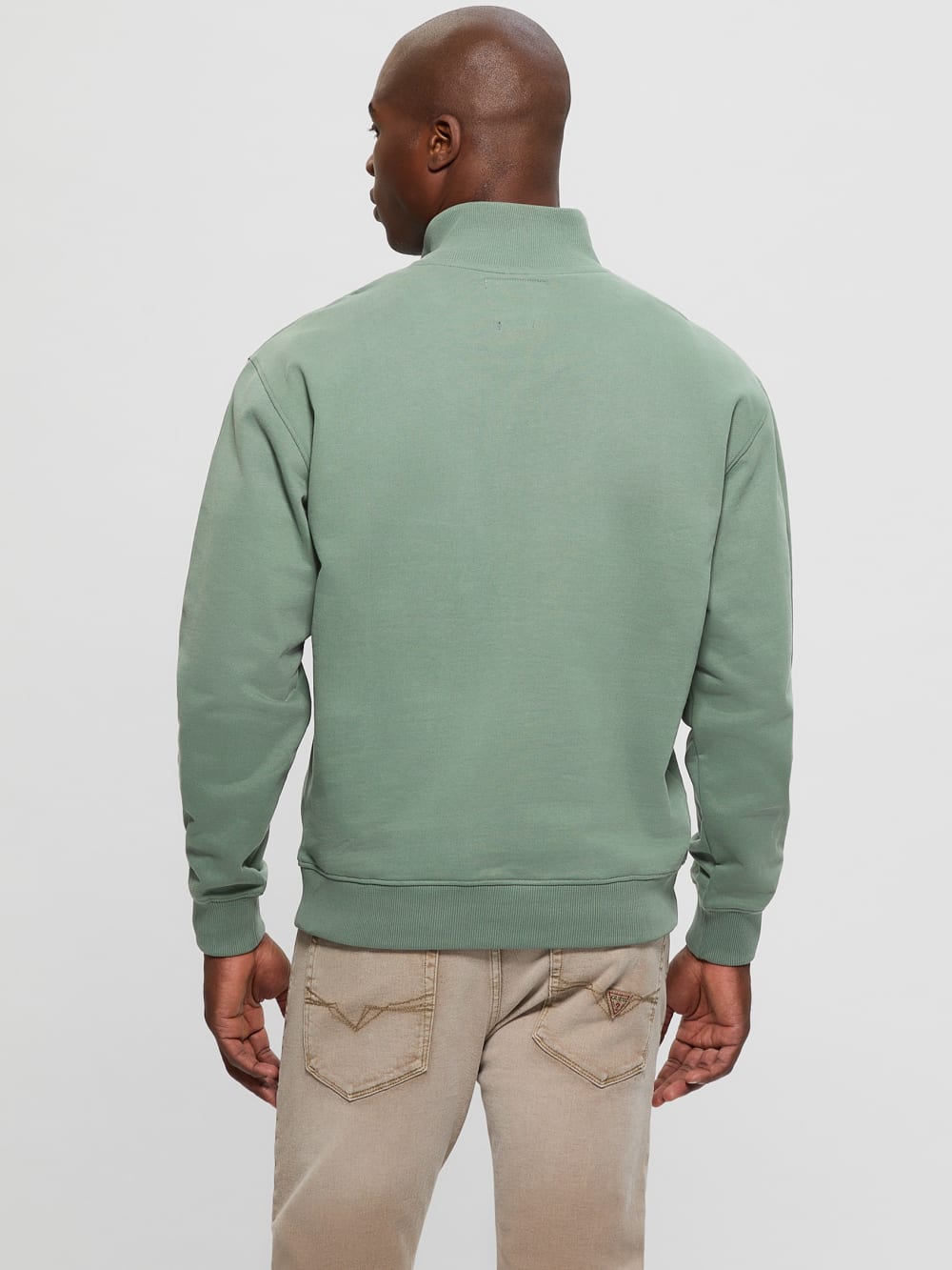 Eco Tyler Zip Mock Neck Sweater