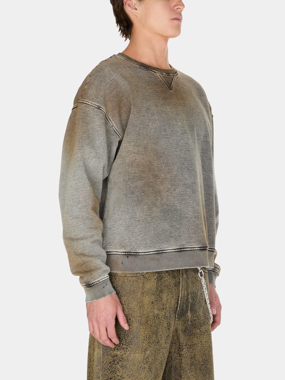vintage washed crewneck sweatshirt