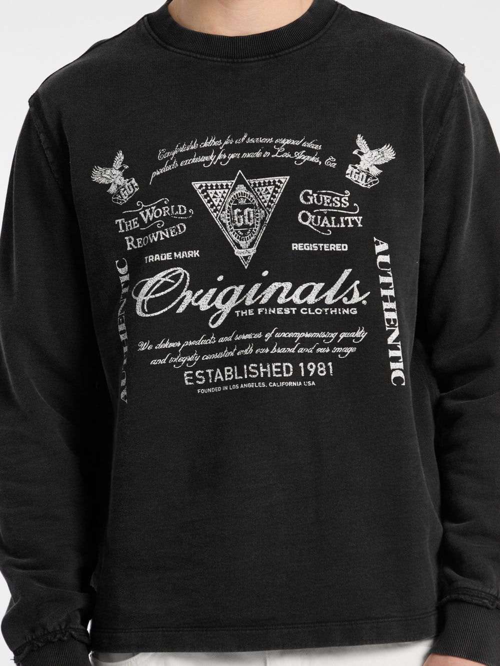 GUESS Originals Eco Lightweight Crewneck