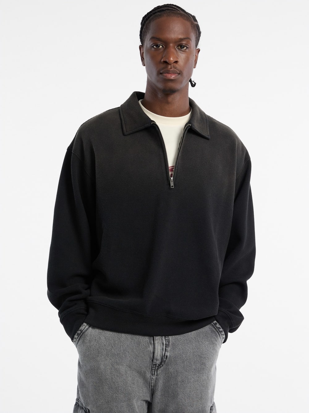 GUESS Originals Eco Half-Zip Sweatshirt