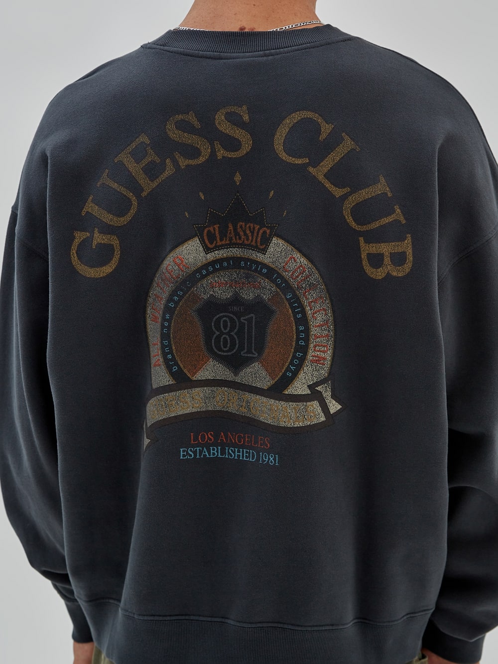 GUESS Originals Varsity Crewneck