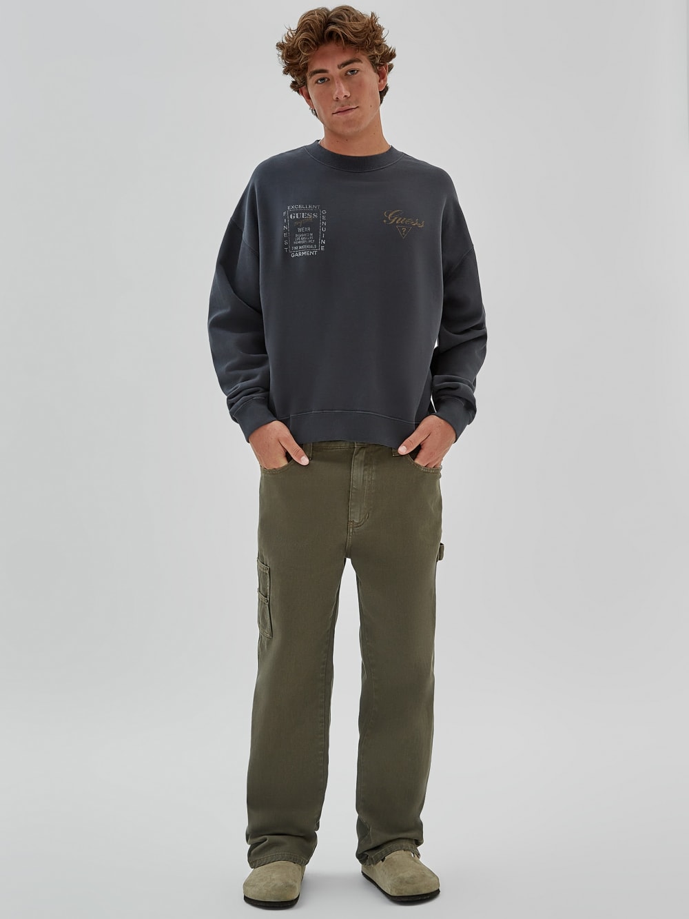 GUESS Originals Varsity Crewneck