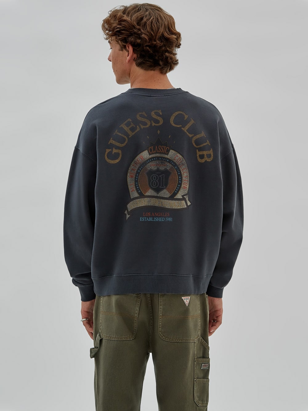 GUESS Originals Varsity Crewneck